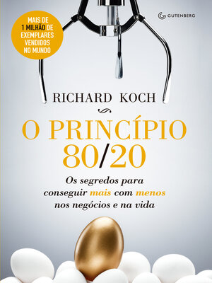 cover image of O princípio 80/20